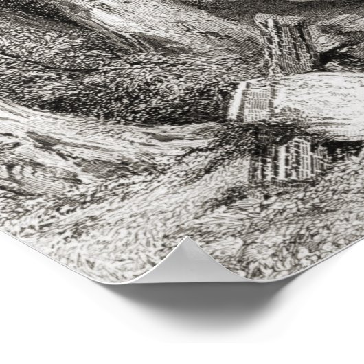 Die Belagerung des Lathom House Poster (Ecke)