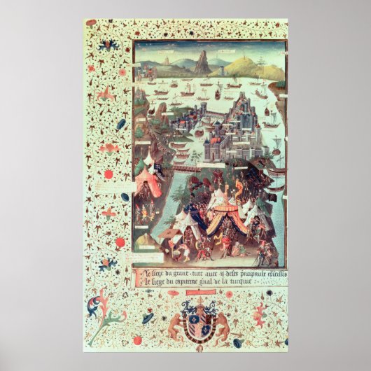 Die Belagerung Konstantinopels Poster (Vorne)