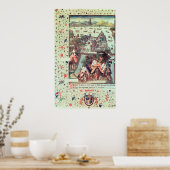 Die Belagerung Konstantinopels Poster (Küche)