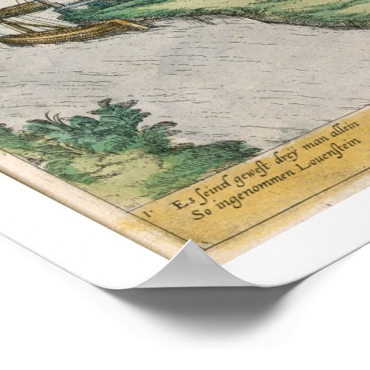 Die Belagerung Louvains und der Heldentum Harman R Poster (Ecke)