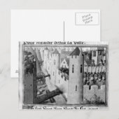 Die Belagerung Orleans Postkarte (Vorne/Hinten)