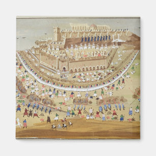 Die Belagerung von Athen im Jahre 1827, vom Magnet