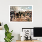 Die Belagerung von Atlanta — Ziviler Krieg Poster (Heimbüro)