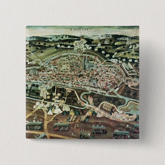 Die Belagerung von Chartres im Jahre 1568 Button (Vorderseite)