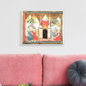 Die Belagerung von Chateau-Gaillard Leinwanddruck (Insitu (Wohnzimmer))