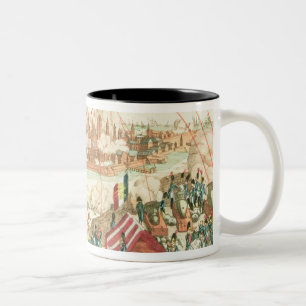 Die Belagerung von Danzig Zweifarbige Tasse