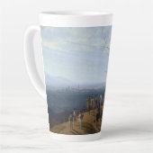 Die Belagerung von Kosel-Wilhelm von Kobell Milchtasse (Linke Ecke)