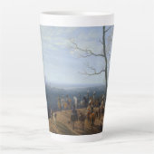 Die Belagerung von Kosel-Wilhelm von Kobell Milchtasse (Vorderseite)