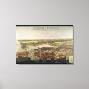 Die Belagerung von La Rochelle im Jahre 1628 Leinwanddruck