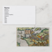 Die Belagerung von Löwen und das Heldentum von Visitenkarte (Vorne/Hinten)