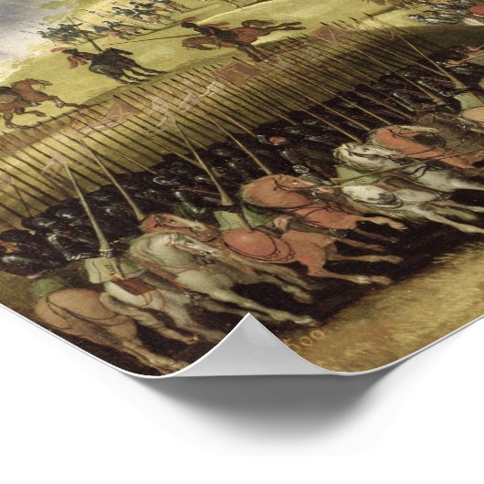 Die Belagerung von Paris Poster (Ecke)