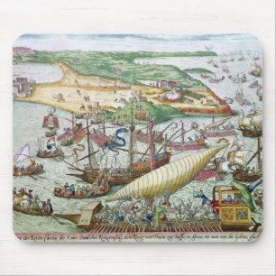 Die Belagerung von Tunis oder von La Goulette Mousepad