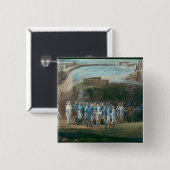 Die Belagerung von Yorktown Button (Vorne & Hinten)