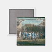 Die Belagerung Yorktown Magnet (Vorderseite/Rückseite)