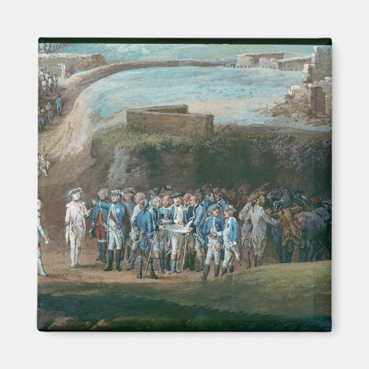 Die Belagerung Yorktown Magnet (Vorne)