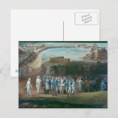Die Belagerung Yorktown Postkarte (Vorne/Hinten)