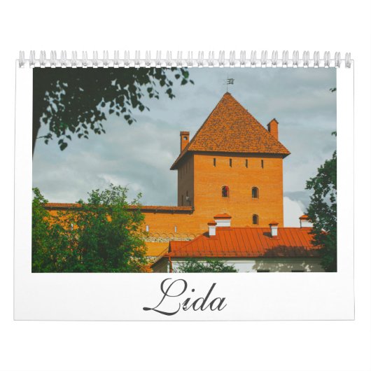 Die belarussische Lida Architektur Landschaftsstra Kalender (Titelbild)