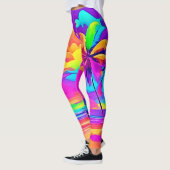 Die belebte Tropical Shore Art Leggings (Links)
