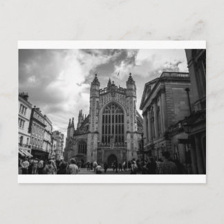 Die belebten Straßen von Bath Postkarte