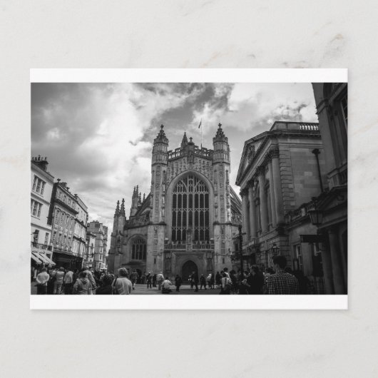 Die belebten Straßen von Bath Postkarte (Vorderseite)