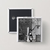 Die Beleuchtung der Sabbat-Kerzen Button (Vorne & Hinten)