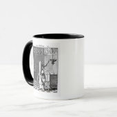 Die Beleuchtung der Sabbat-Kerzen Tasse (Vorderseite Links)