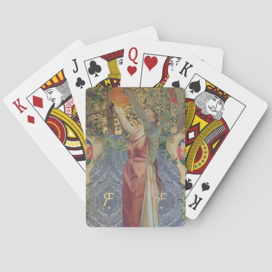 Die Beleuchtung für die Feiern Spielkarten (Rückseite)