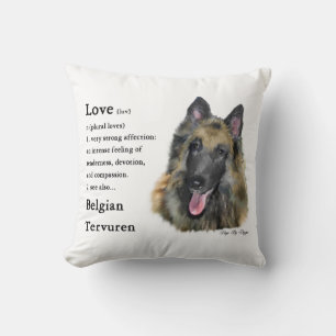 Die belgische Tervuren-Liebe Kissen