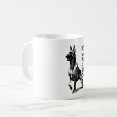 Die belgischen Malinois sind die besten Kaffeetasse (Vorderseite Links)