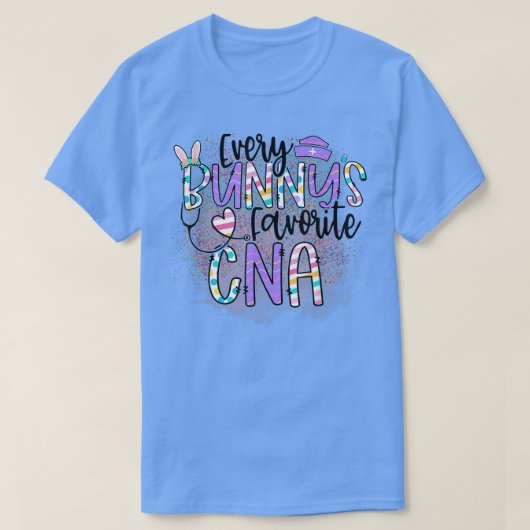 Die beliebte Cna-Gefärbte Krawatte jedes Bunny's k T-Shirt (Design vorne)