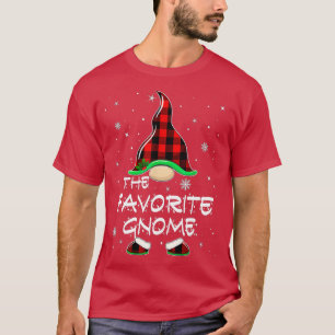 Die beliebte Gnome Buffalo Kariert Matching Family T-Shirt