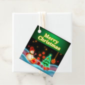 Die beliebte Weihnachts-Neon Holiday Collection Geschenkanhänger (Beispiel)