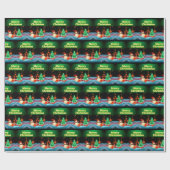 Die beliebte Weihnachts-Neon Holiday Collection Geschenkpapier (Flach)