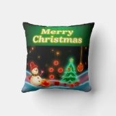 Die beliebte Weihnachts-Neon Holiday Collection Kissen (Rückseite)