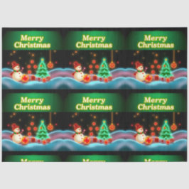 Die beliebte Weihnachts-Neon Holiday Collection Seidenpapier