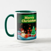 Die beliebte Weihnachts-Neon Holiday Collection Tasse (Links)