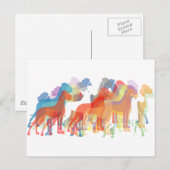 die beliebten Dänen Postkarte (Vorne/Hinten)