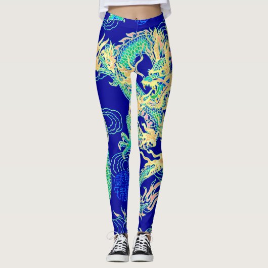 Die beliebteste Neon-Drachenfantasie des chinesisc Leggings (Vorderseite)