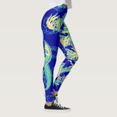Die beliebteste Neon-Drachenfantasie des chinesisc Leggings (Rechts)
