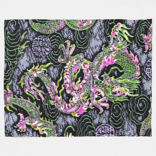 Die beliebteste Sonderaktion für das Schwarze Lich Fleecedecke (Vorderseite (Horizontal))