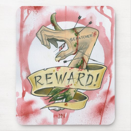 die BELOHNUNG der scratchers Mousepad (Vorne)