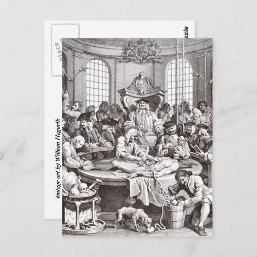 Die Belohnung grausamer Postkarte (Vorne/Hinten)