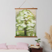 Die Beltane-Geister Wandteppich Mit Holzrahmen (Schlafzimmer)