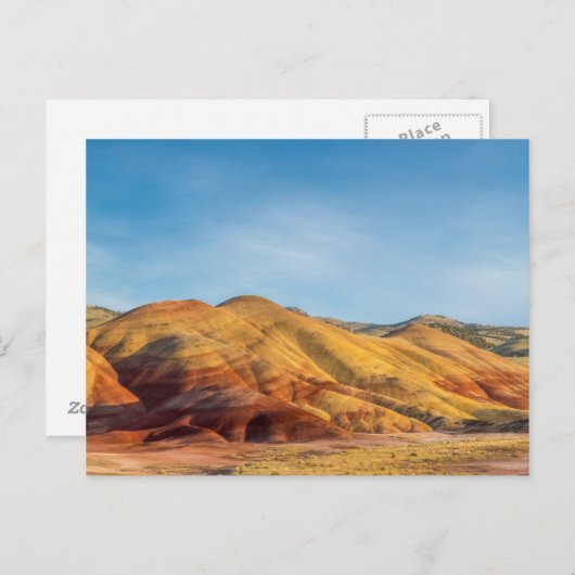 Die bemalten Hügel in den John Day Fossil Betten Postkarte (Vorne/Hinten)
