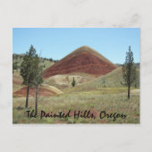 Die bemalten Hügel, Oregon Travel Foto Postkarte (Vorderseite)