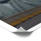 Die Ben Franklin-Brücke Poster (Ecke)