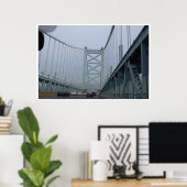 Die Ben Franklin-Brücke Poster (Heimbüro)