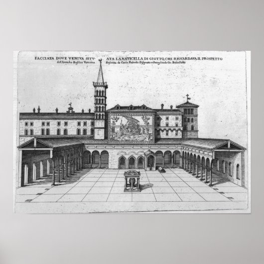 Die Benedict Loggia des alten Vatikans Poster (Vorne)