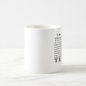 Die Benennung von Troja, NY 1789 Kaffeetasse (Mittel)