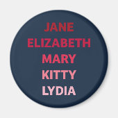 Die Bennet-Schwestern Magnet (Vorne)